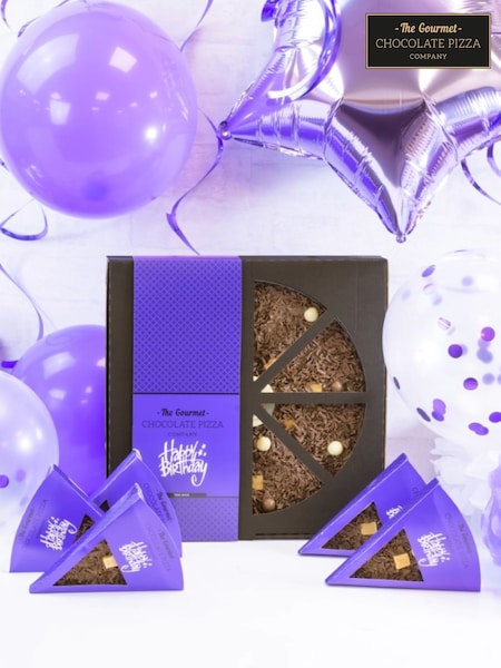 The Gourmet Chocolate Pizza Co Happy Birthday Chocolate Gift Set (F54070) | £87