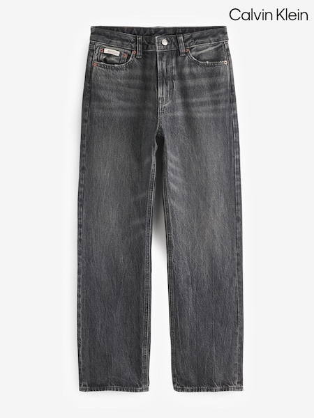 Calvin Klein Black Signature 90'S Straight Jeans (F54241) | £140