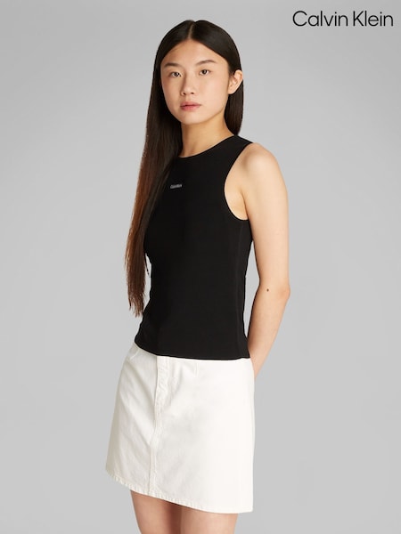 Calvin Klein Black Sleeveless Jumper (F54250) | £85