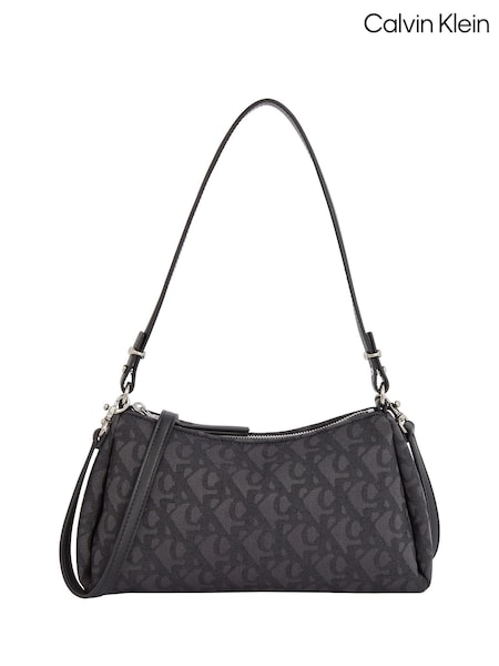 Calvin Klein Black Monogram Shoulder Bag (F54281) | £90