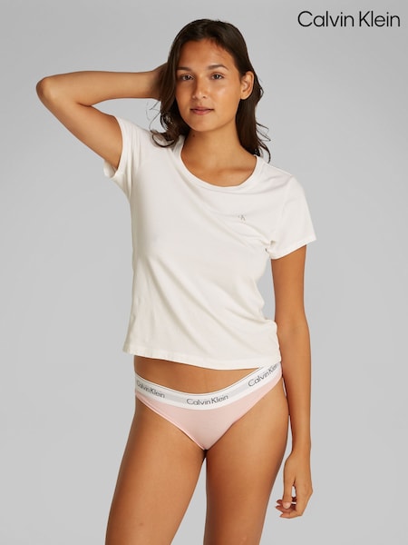 Calvin Klein Pink Modern Cotton Full Briefs (F54334) | £23