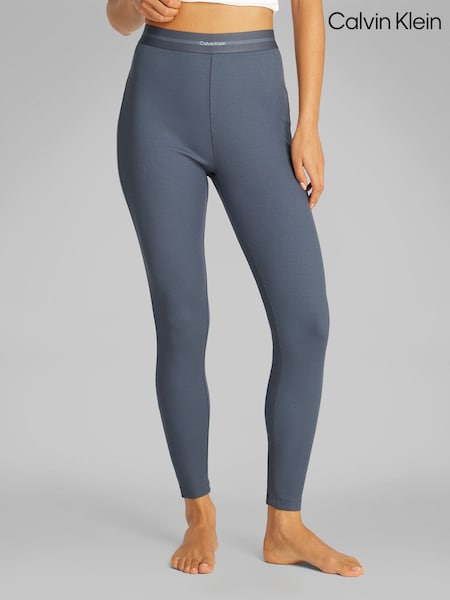 Calvin Klein Grey Cotton Stretch Rib Lounge Leggings (F54398) | £45