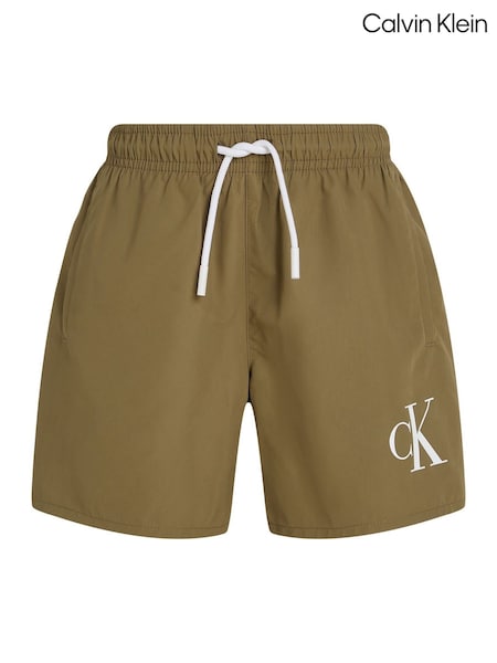 Calvin Klein Green Regular Fit Short Sleeve Shorts (F54517) | £41
