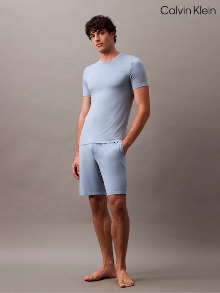 Calvin Klein Blue Ultra Soft Pyjamas Shorts (F54571) | £40
