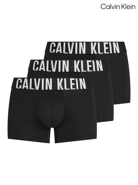Calvin Klein Black Intense Power Micro Trunks 3 Pack (F54579) | £45