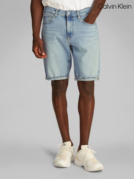Calvin Klein Blue Regular Fit Shorts (F54598) | £75
