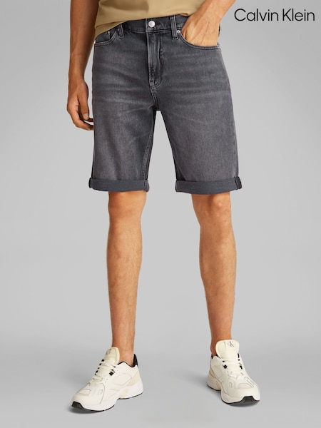 Calvin Klein Grey Slim Shorts (F54601) | £75