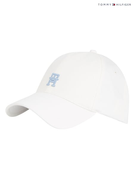 Tommy Hilfiger Cream 100% Cotton 6 Panel Cap (F54762) | £45