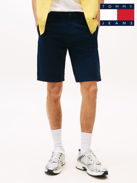 Tommy Jeans Blue Scanton Shorts (F54799) | £55