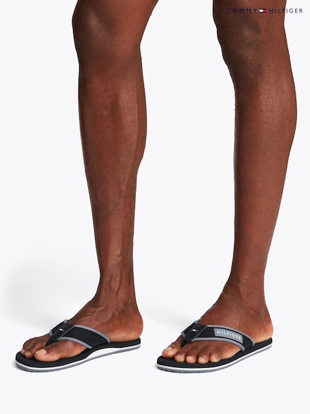 Tommy Hilfiger Black Beach Sandals (F54816) | £40