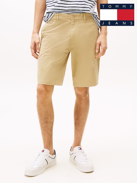 Tommy Jeans Brown Scanton Shorts (F54824) | £55