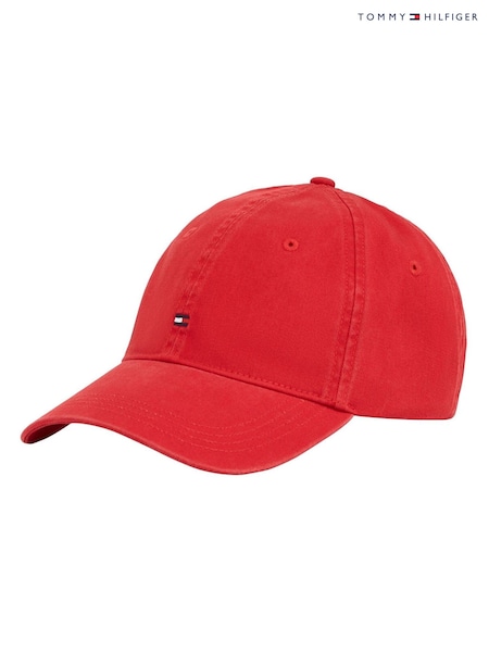 Tommy Hilfiger Red 100% Organic Cotton Cap (F54831) | £40