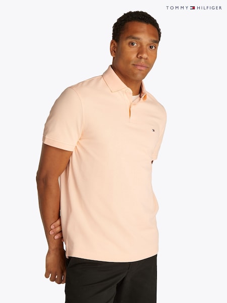 Tommy Hilfiger Cream 1985 Regular Fit Stretch Polo Shirt (F54951) | £75