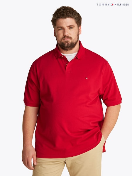 Tommy Hilfiger Red Regular Fit Plus 1985 Polo Shirt (F54982) | £75