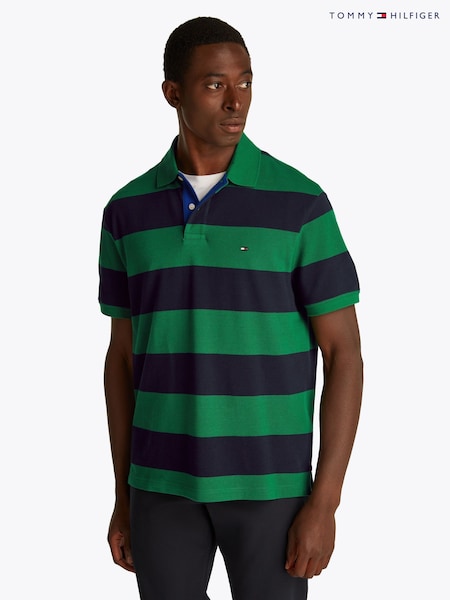 Tommy Hilfiger Green Short Sleeve Polo Shirt (F55086) | £90