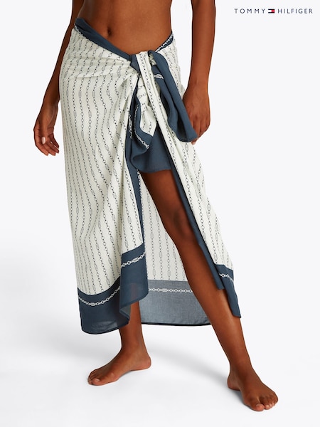 Tommy Hilfiger White Sarong Cover-Up (F55102) | £50