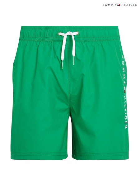 Tommy Hilfiger Green Medium Drawstring Swim Shorts (F55169) | £41