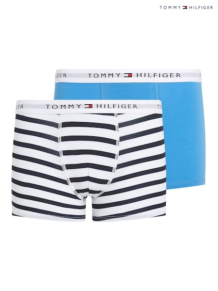 Tommy Hilfiger Light Blue Signature Essential Trunks 3 Pack (F55190) | £25