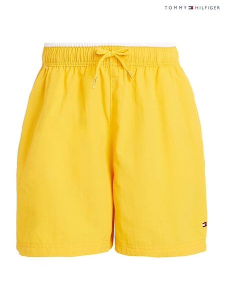 Tommy Hilfiger Yellow Medium Drawstring Swim Shorts (F55209) | £36
