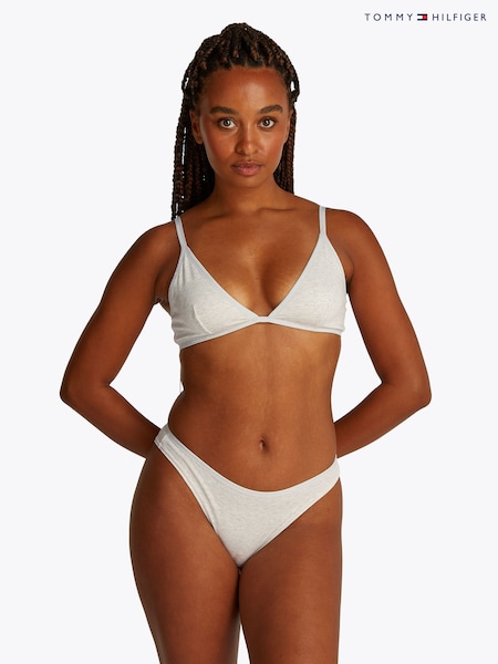 Tommy Hilfiger Grey Cheeky Bikini Briefs (F55210) | £18