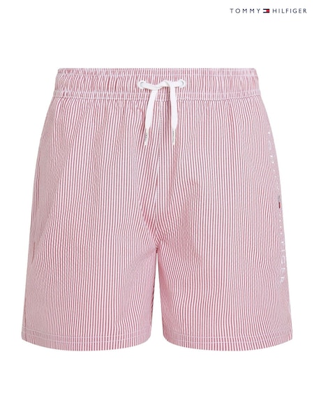 Tommy Hilfiger Light Red Medium Drawstring Swim Shorts (F55213) | £45