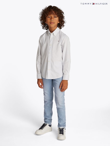 Tommy Hilfiger Blue Scanton Y Slim Jeans (F55335) | £45 - £55