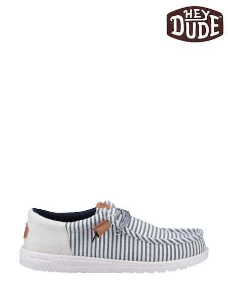 HEYDUDE Blue Wally Funk Nu Prep Shoes (F55638) | £65