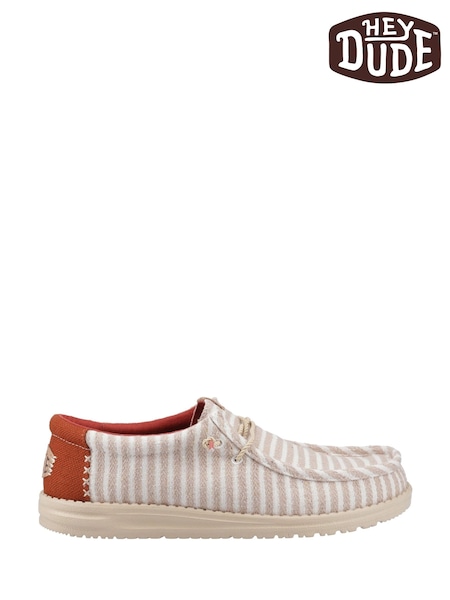 HEYDUDE Red Wally Resort Shoes (F55639) | £65