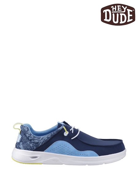 HEYDUDE Blue Wally Hey2O Active Beach Shoes (F55647) | £70