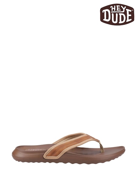 HEYDUDE Orange Myers Flip-Flops (F55668) | £40