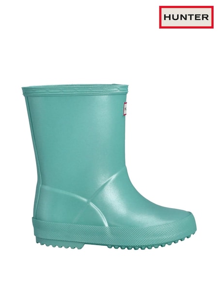 Hunter Green First Nebula Wellingtons Boots (F55749) | £45