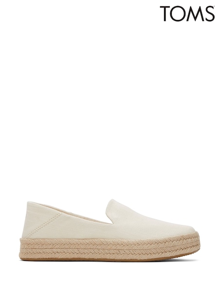 Toms Cream Carolina Slippers (F55768) | £65