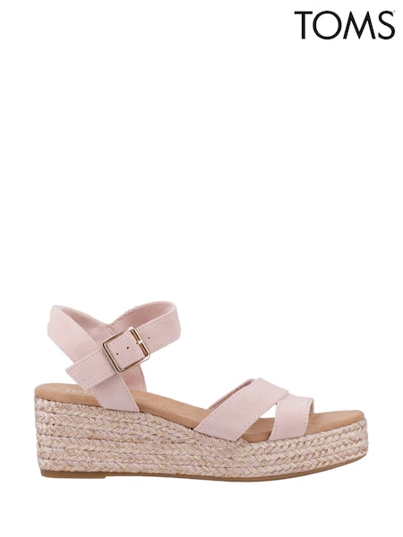 Toms Pink Audrey Wedges (F55777) | £90