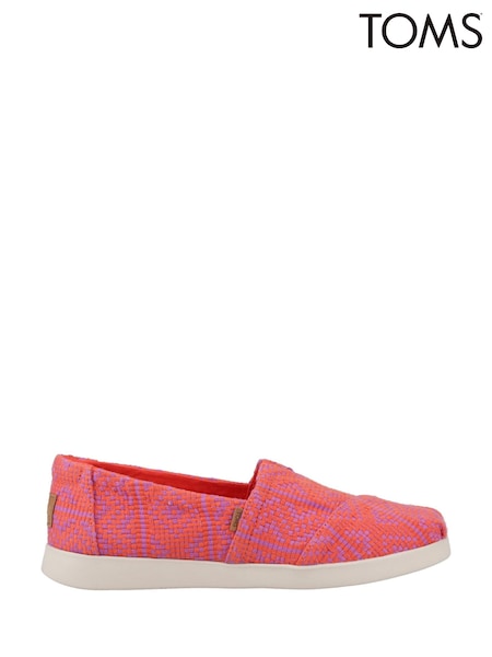 Toms Red Alpargata Plus Shoes (F55779) | £55