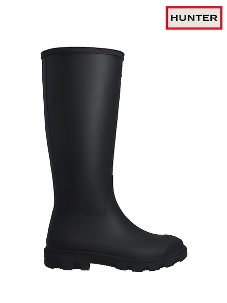 Hunter Downpour Tall Black Boots (F55780) | £100