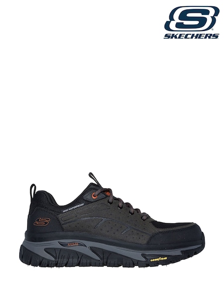Skechers Black Arch Fit Road Walker Vernal Shoes (F55795) | £104