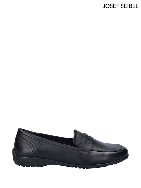 Josef Seibel Fenja 22 Black Loafers (F55806) | £90