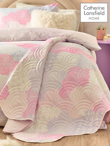 Catherine Lansfield Pink Soft as a Cloud Bedspread (F55996) | £30