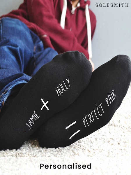 Solesmith Do The Maths Black Perfect Pair Socks (F56067) | £16
