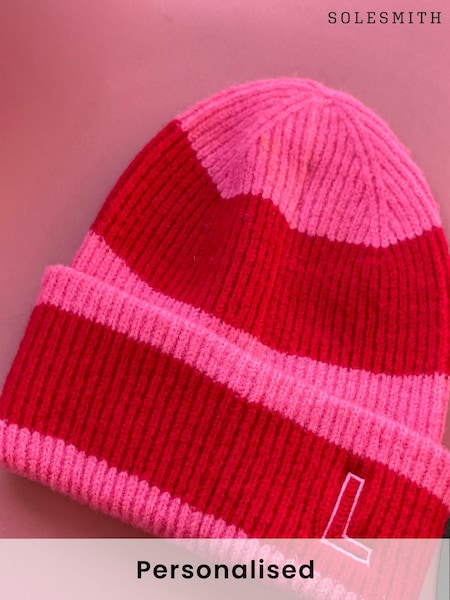 Solesmith Personalised Candy Beanie Hat (F56070) | £27