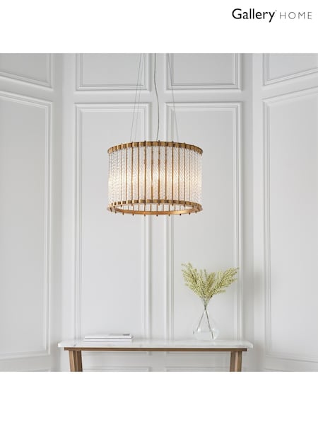 Gallery Home Gold Romola 6 Light Pendant Ceiling Light (F56220) | £800