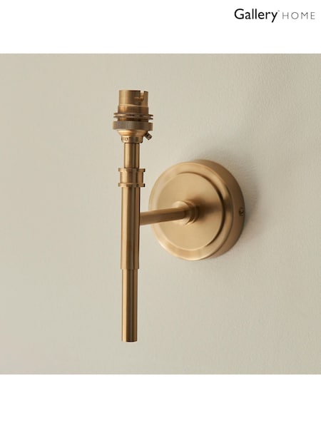 Gallery Home Brushed Brass Chester Wall Light (F56246) | £42