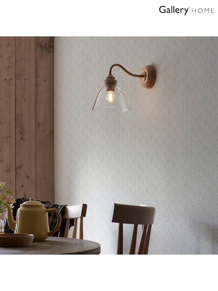 Gallery Home Natural Ash Cotswold Wall Light (F56272) | £60