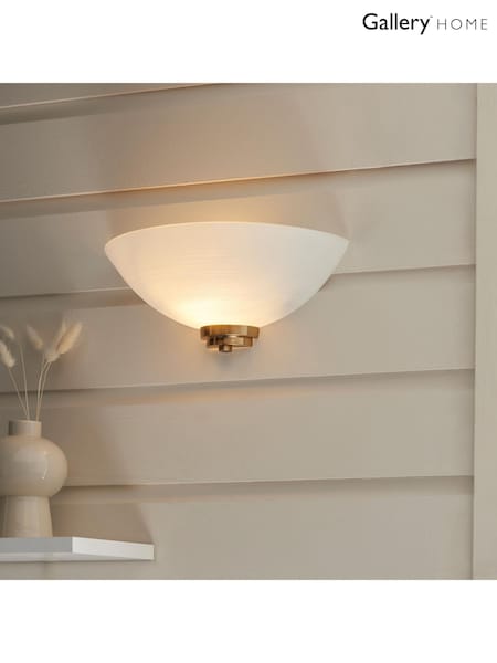 Gallery Home Brass Welles Wall Light (F56294) | £50