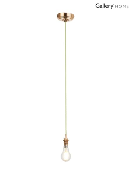 Gallery Home Green Eltham Pendant Ceiling Light (F56299) | £35