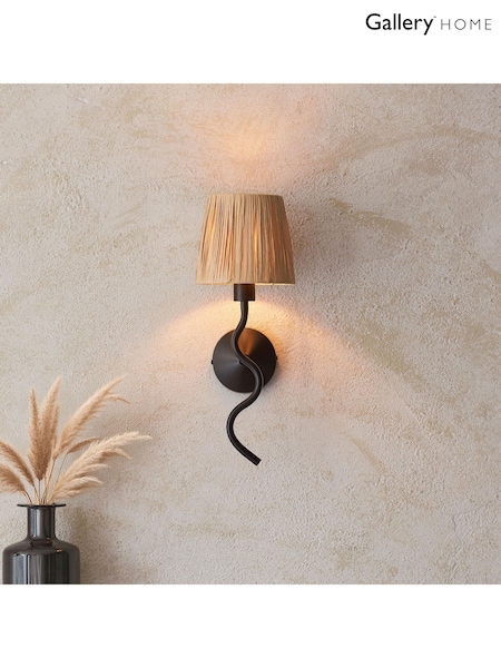 Gallery Home Black Wriggle Wall Light (F56302) | £40