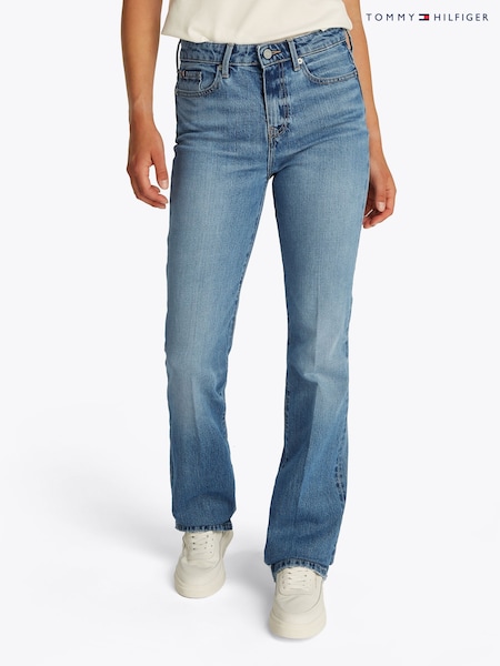 Tommy Hilfiger Blue Mid Rise Bootcut Jeans (F56459) | £120