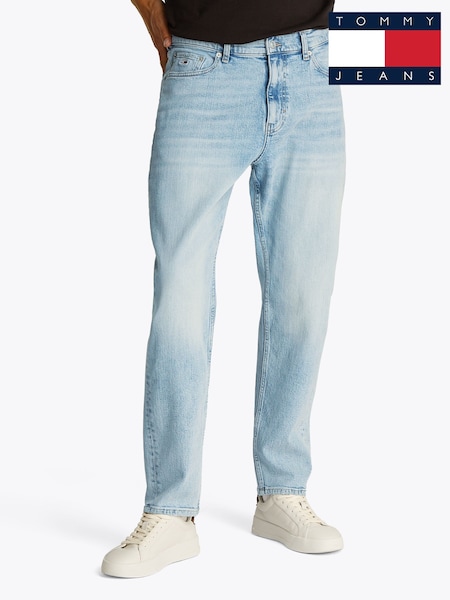 Tommy Jeans Blue Isaac Relaxed Tapered Jeans (F56532) | £85