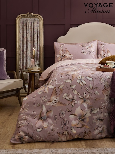 Voyage Maison Multicolour Floella Printed Piped Duvet Set (F56627) | £58 - £72