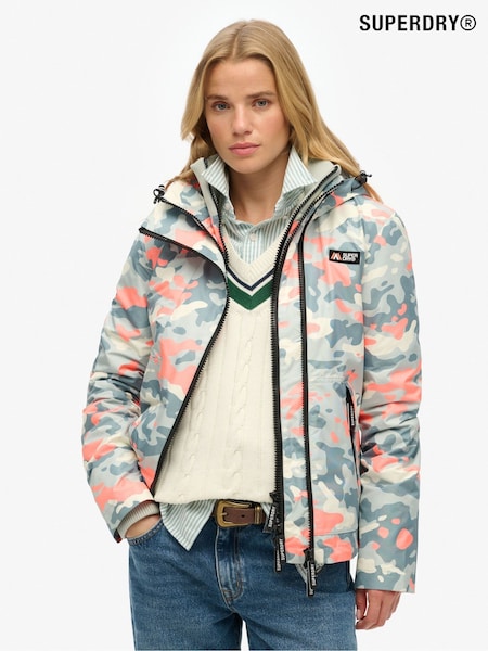 Superdry Grey Hooded Mountain Windbreaker Jacket (F56706) | £90